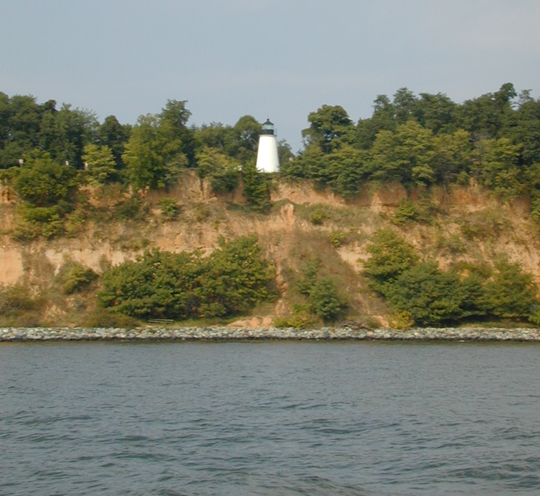 Lighthouse from bay